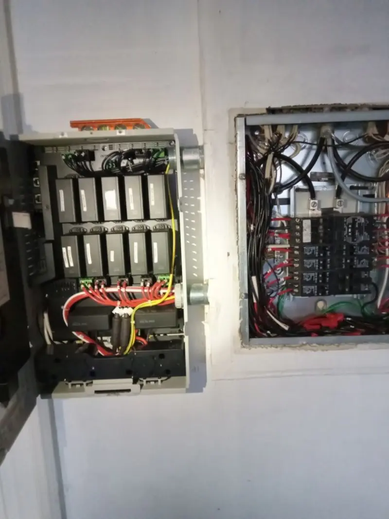 Electrical panel upgrade completed for Security Camera Wiring in New Hyde Park